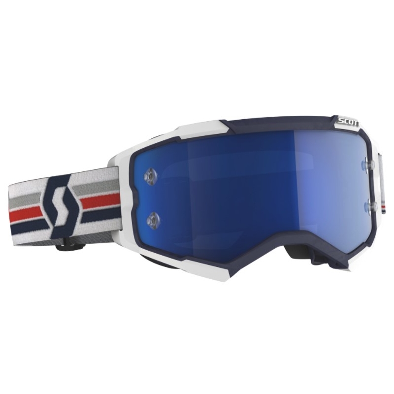 Motokros očala SCOTT Fury modro-bela