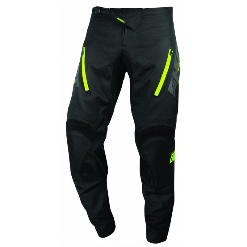 Motokros hlače Shot Climatic black-fluo yellow razprodaja