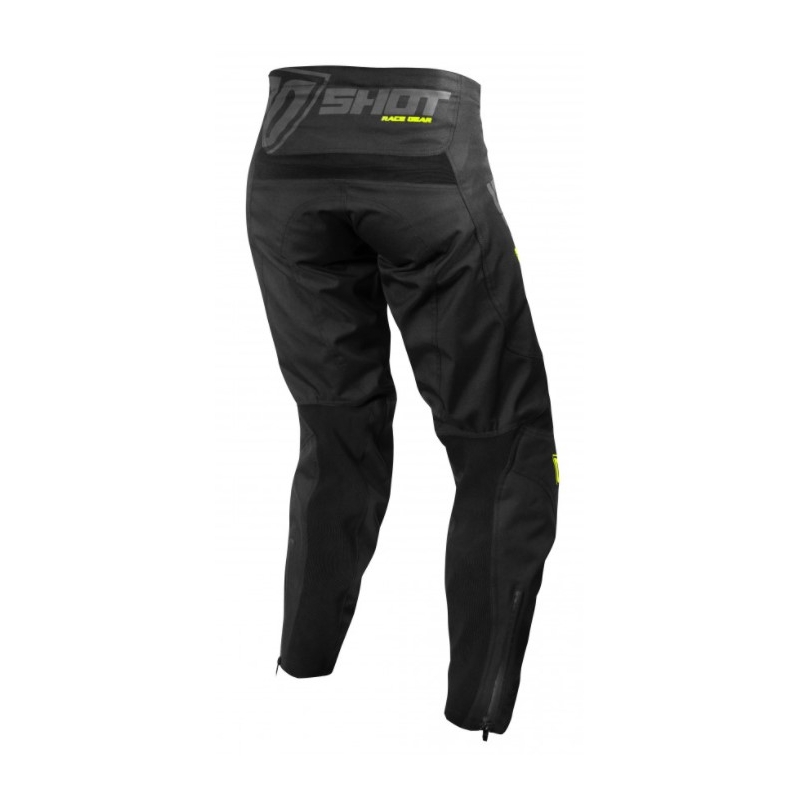 Motokros hlače Shot Climatic black-fluo yellow razprodaja