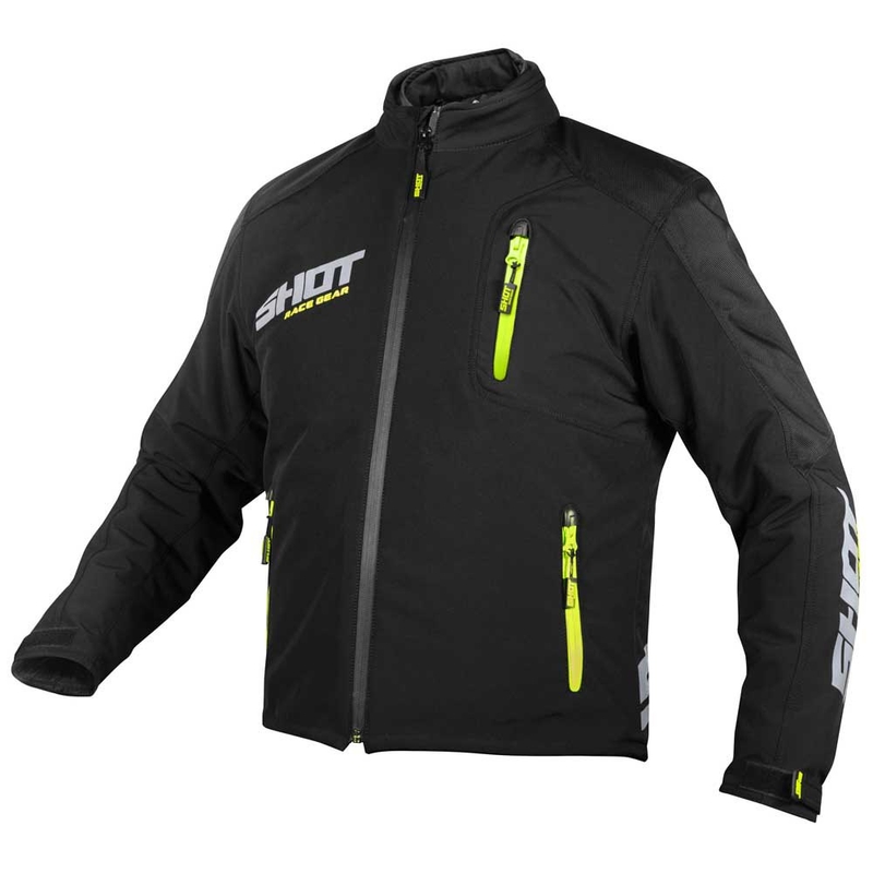Jakna Shot Climatic black-fluo yellow razprodaja