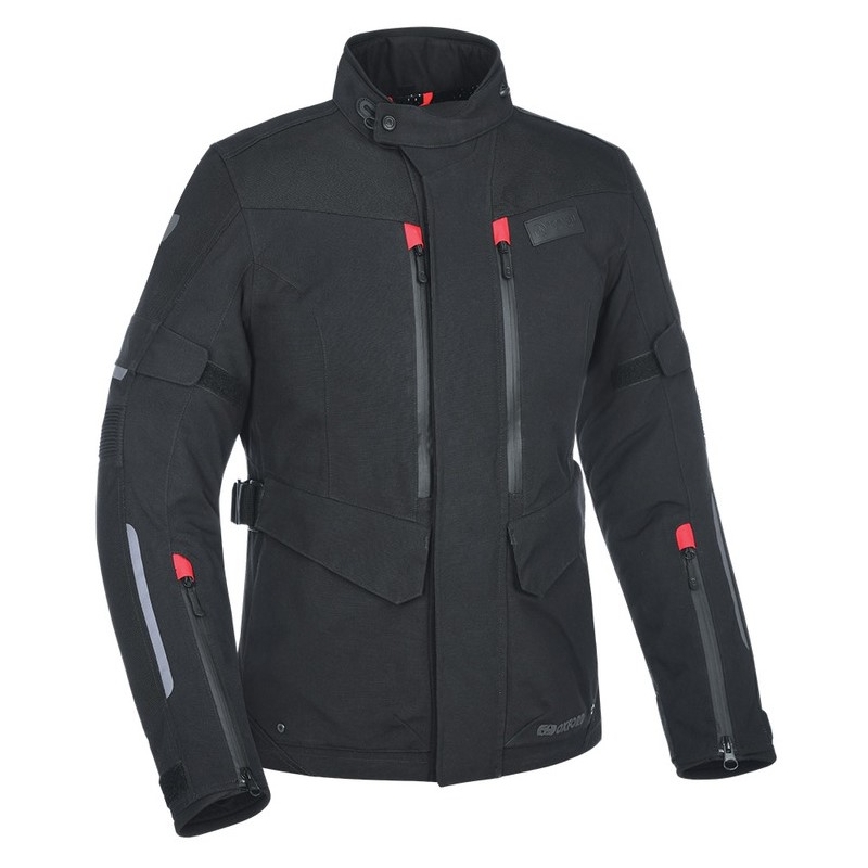 Ženska motoristična jakna Oxford Advanced Mondial Black
