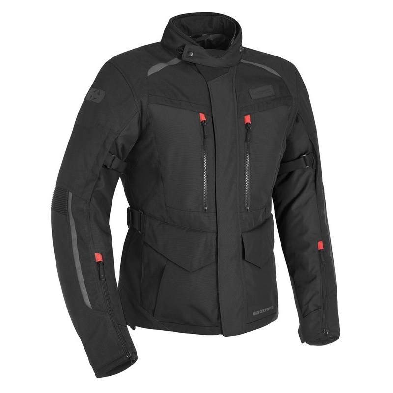 Motoristična jakna Oxford Advanced Continental Black