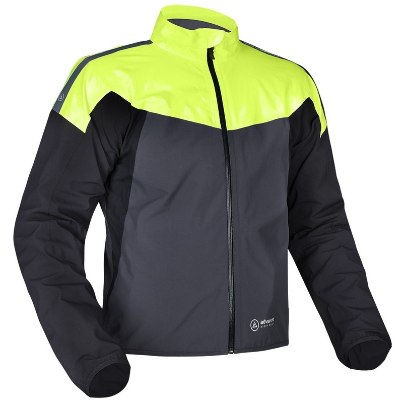 Oxford Advanced Rain Seal Pro Black-Gray-Fluo Yellow dežna jakna za dež razprodaja