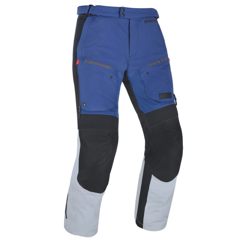 Oxford Advanced Mondial Grey-Black-Blue Motoristične hlače za motoriste razprodaja