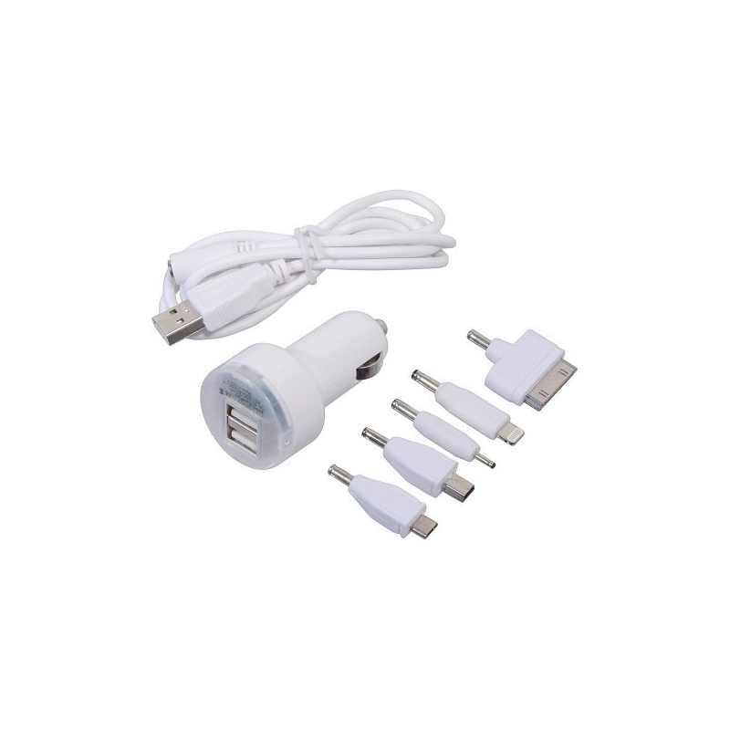 Polnilec za telefon 12V 2,1A (iPhone 4/5/6, micro USB, Nokia)