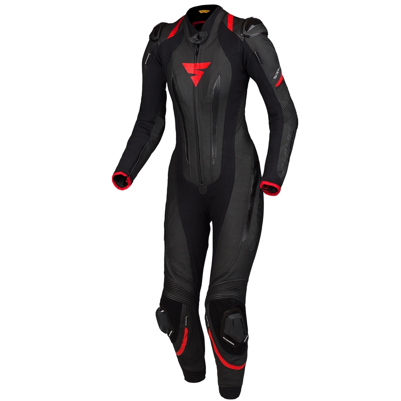 Ženska enodelna obleka Shima Miura RS black-red