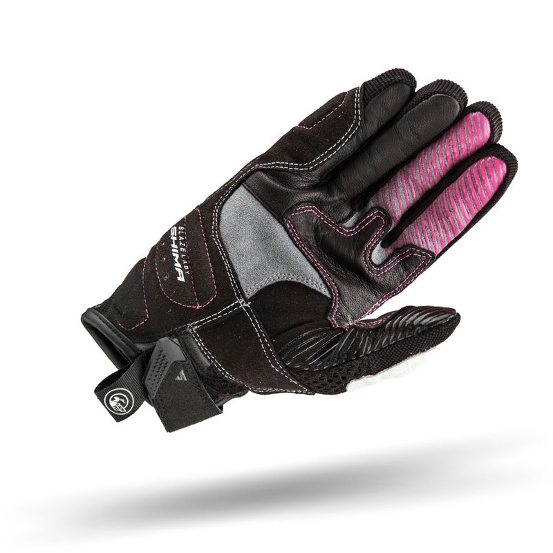 Ženske motoristične rokavice Shima Blaze Black, White and Pink razprodaja