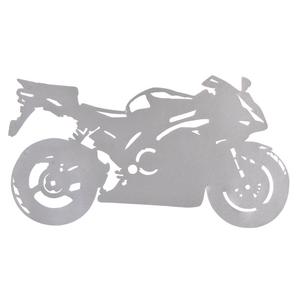 Nalepka silhueta Sport Bike srebro
