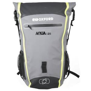 Oxford Aqua B25 nepremočljiv nahrbtnik črno-sivo-fluo rumena 25 l