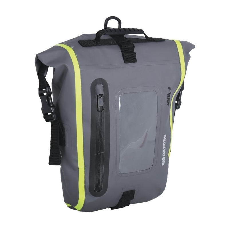 Torba za motorno kolo Oxford Aqua M8 black-grey-fluo yellow