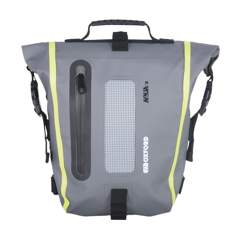 Oxford Aqua T8 Torba za rep črno-sivo-fluo rumena