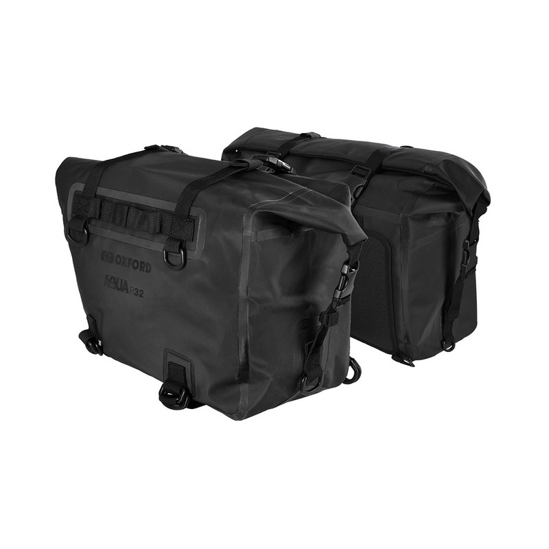 Oxford AQUA P32 black 16 l stranski kovčki za motorno kolo