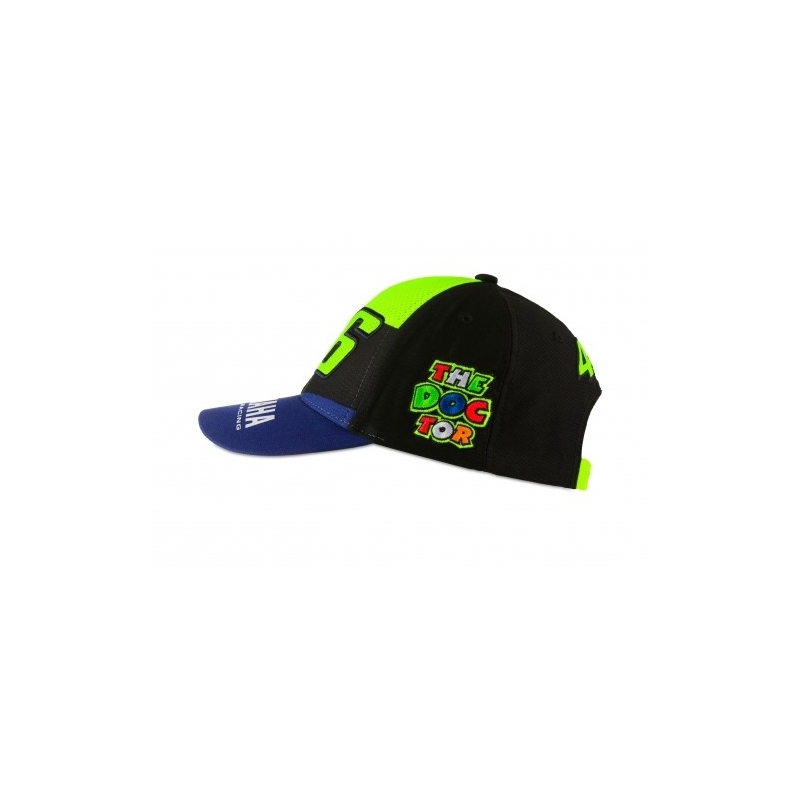 Otroška kapa Valentino Rossi VR46 YAMAHA modro-črno-rumena