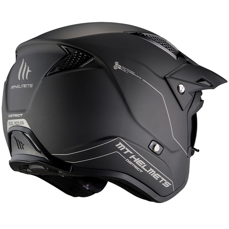 Motoristična čelada MT Streetfighter SV Solid black matt - razred II