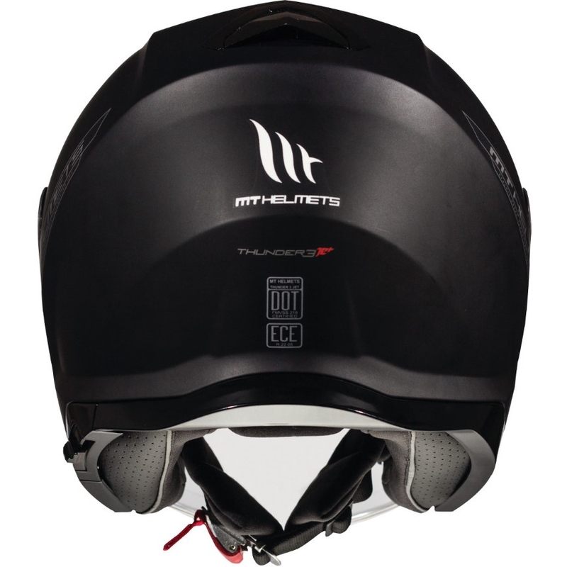 MT Thunder 3 SV Solid Black Matte Open motoristična čelada - razred II