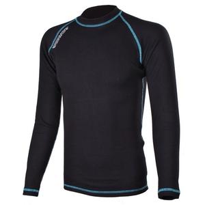 RSA Heat termalna majica črna - modra z dolgimi rokavi