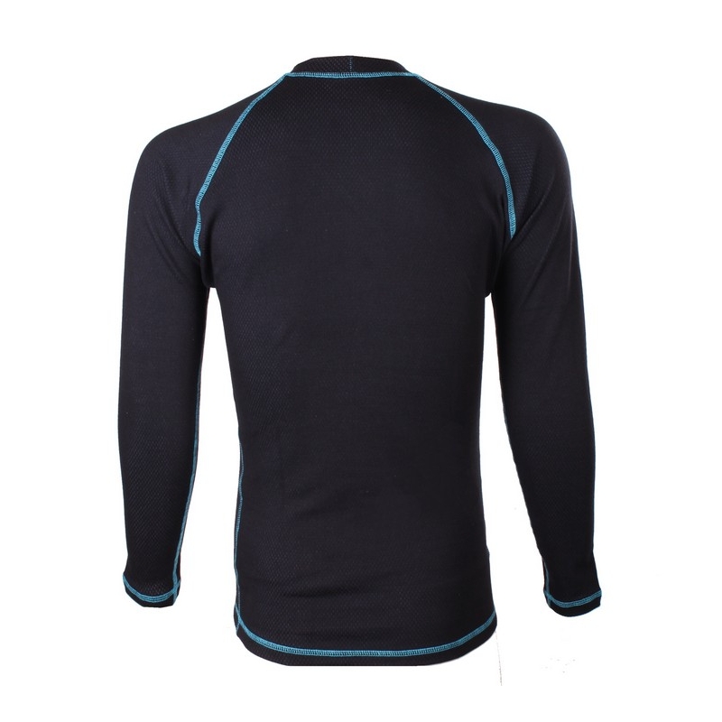 Termo majica RSA Heat črno-modra z dolgimi rokavi