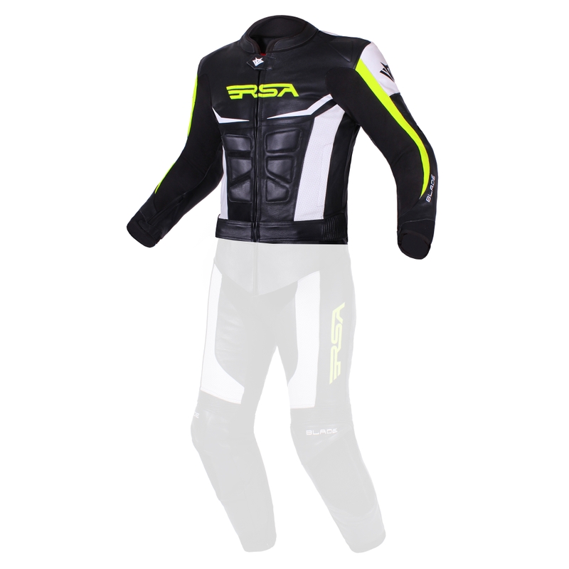 Moška jakna RSA Blade black-white-fluo yellow razprodaja