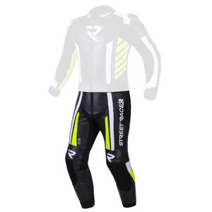 Moške hlače Street Racer GT6 black-white-fluo yellow razprodaja