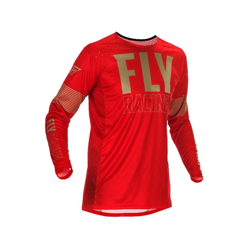 Motokros majica FLY Racing Lite 2021 rdeče-zelena