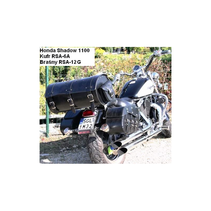 Chopper RSA-6B usnjeni kovček za motorno kolo