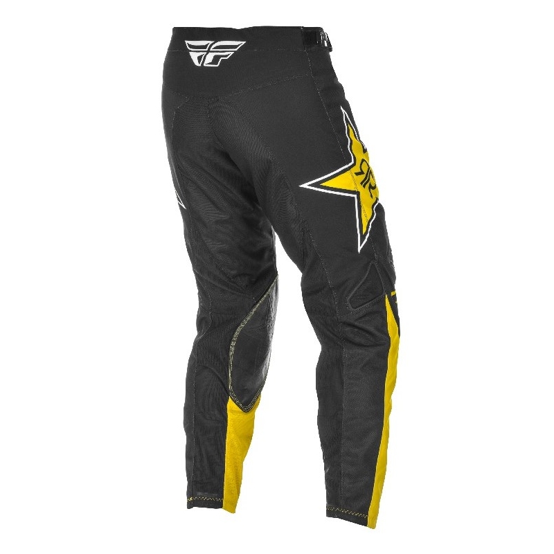 Motokros hlače FLY Racing Kinetic Rockstar 2021 yellow-black
