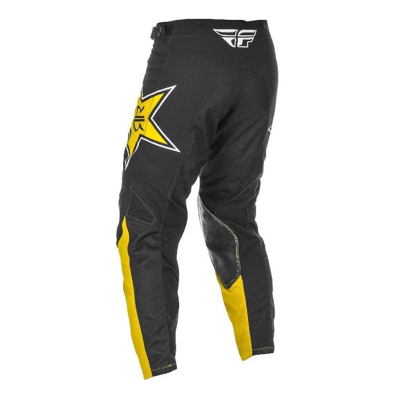 Motokros hlače FLY Racing Kinetic Rockstar 2021 yellow-black
