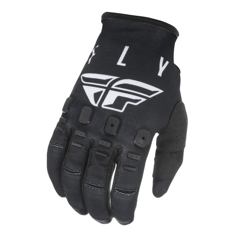 Motokros rokavice FLY Racing Kinetic K121 črno-bele barve