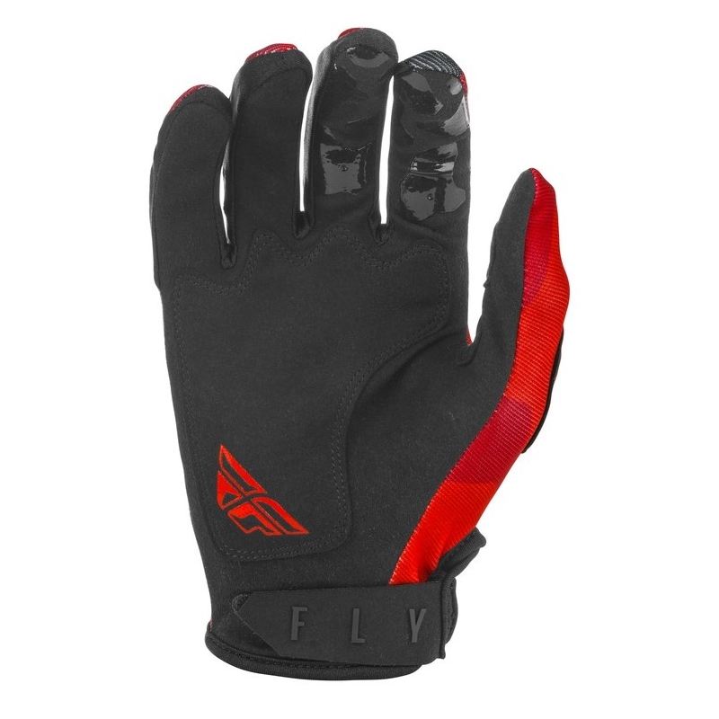 Motokros rokavice FLY Racing Kinetic K221 rdeče-črne