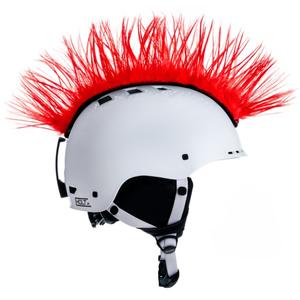Mohawk čelada čelada kapa rdeča
