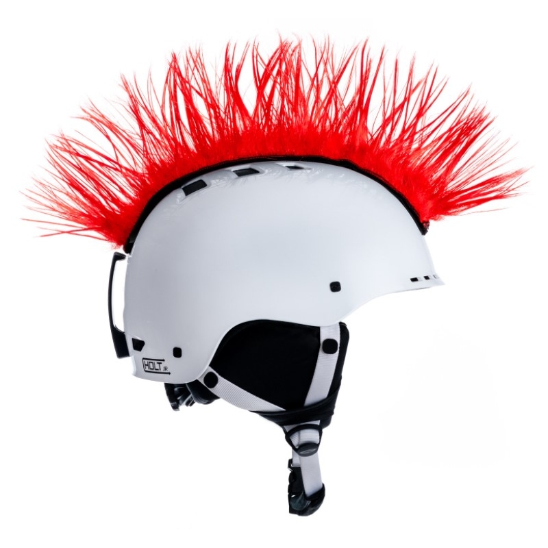 Mohawk čelada čelada kapa rdeča