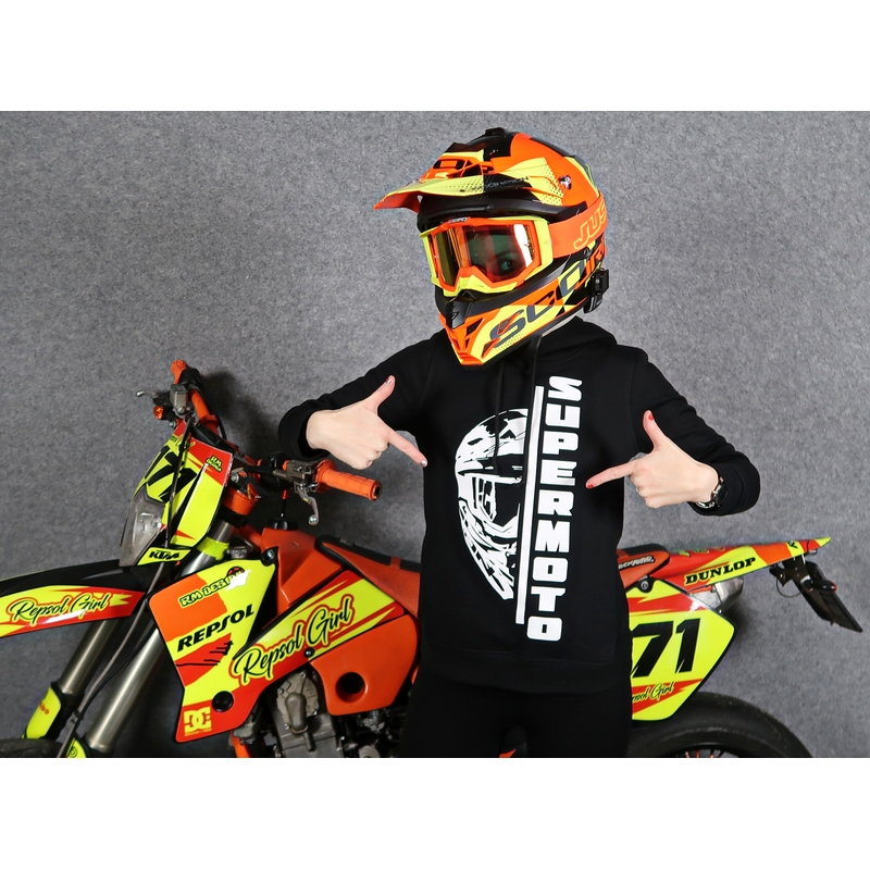 Ženska majica SUPERMOTO black razprodaja