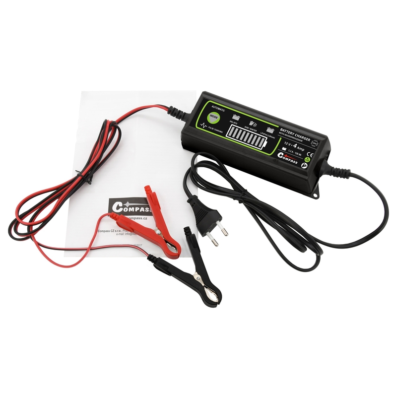 Polnilec baterij 12V 4Amp PB/GEL/AGM/LiFePO4
