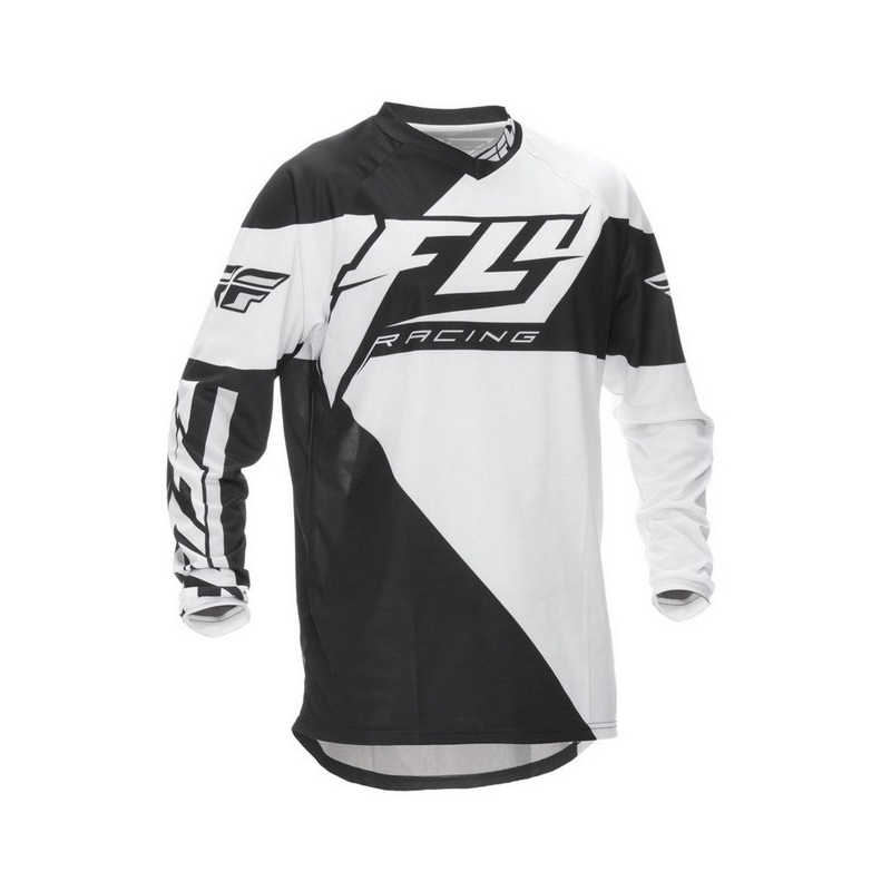 MX dres Fly F-16 2016 černo-bílý