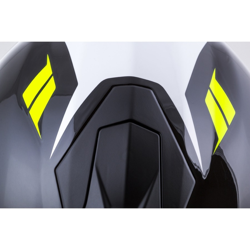 Integral čelada Cassida Integral GT 2.0 Ikon black-white-grey-fluo yellow