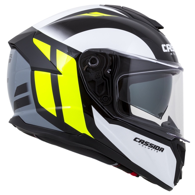 Integral čelada Cassida Integral GT 2.0 Ikon black-white-grey-fluo yellow