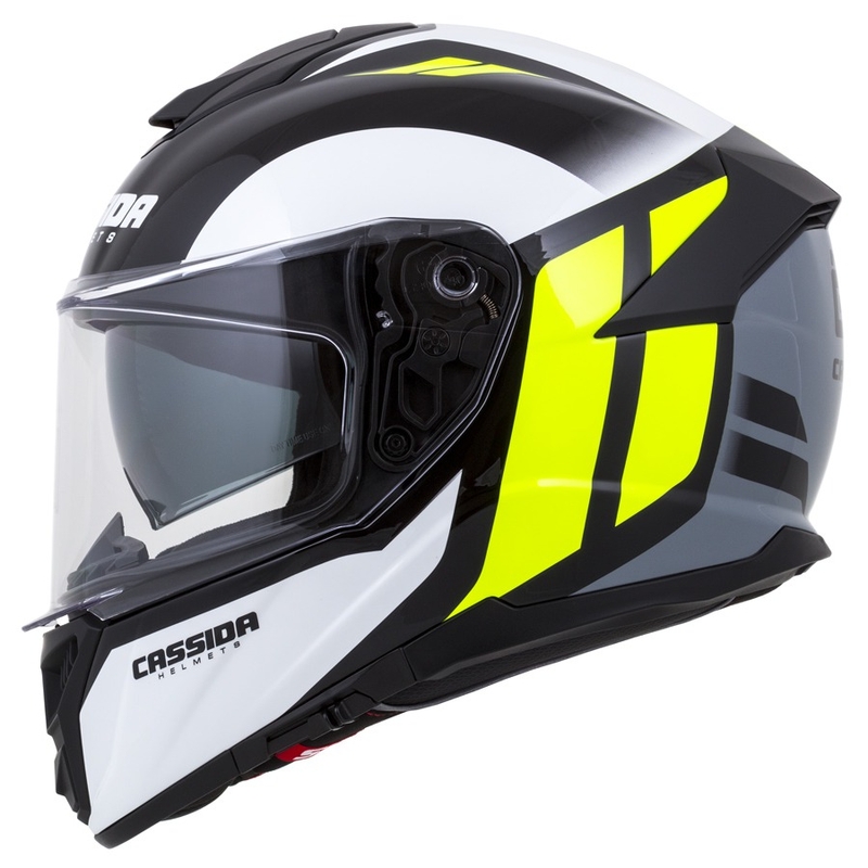 Integral čelada Cassida Integral GT 2.0 Ikon black-white-grey-fluo yellow