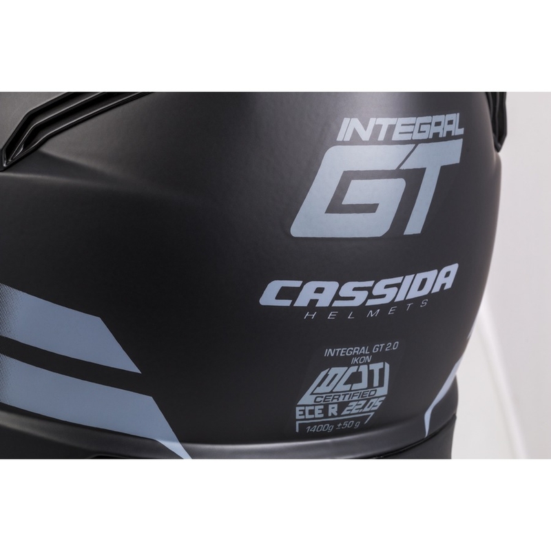 Integralna čelada Cassida Integral GT 2.0 Ikon črno-siva razprodaja
