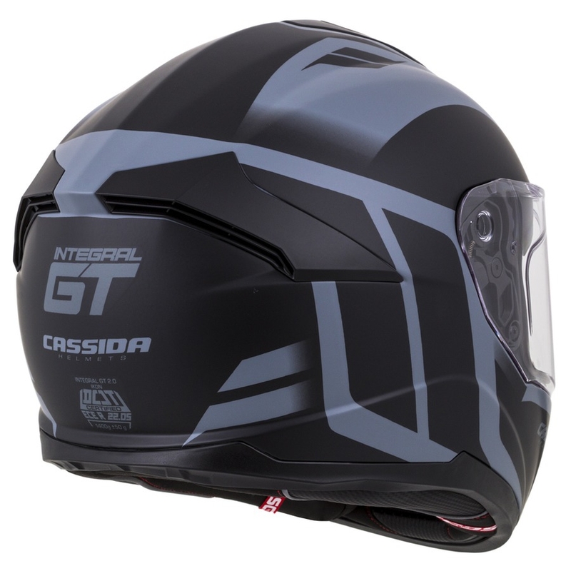 Integralna čelada Cassida Integral GT 2.0 Ikon črno-siva razprodaja