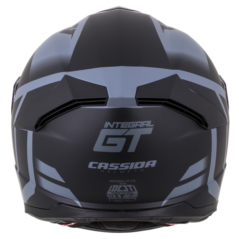 Integralna čelada Cassida Integral GT 2.0 Ikon črno-siva razprodaja