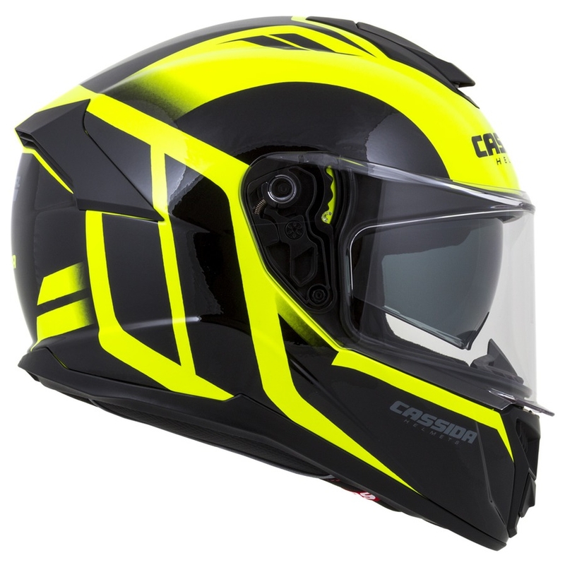 Integral čelada Cassida Integral GT 2.0 Ikon black-fluo yellow