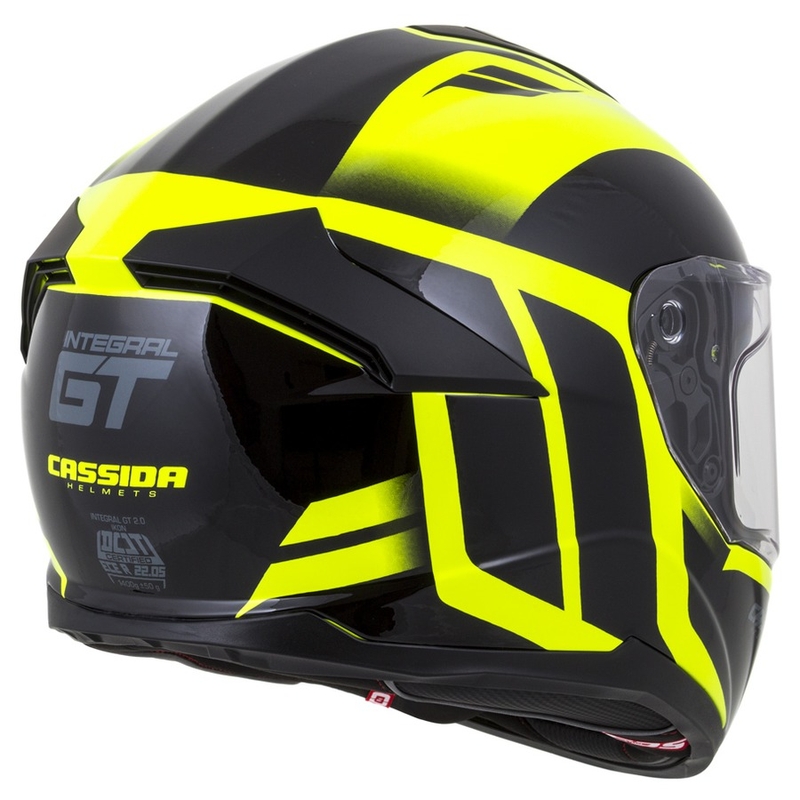 Integral čelada Cassida Integral GT 2.0 Ikon black-fluo yellow