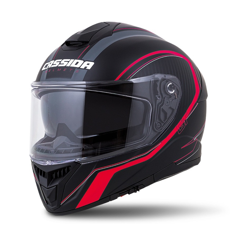 Integralna čelada Cassida Integral GT 2.0 Reptyl black-grey-fluo red