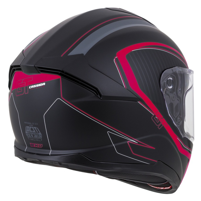 Integralna čelada Cassida Integral GT 2.0 Reptyl black-grey-fluo red