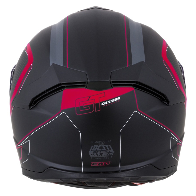 Integralna čelada Cassida Integral GT 2.0 Reptyl black-grey-fluo red