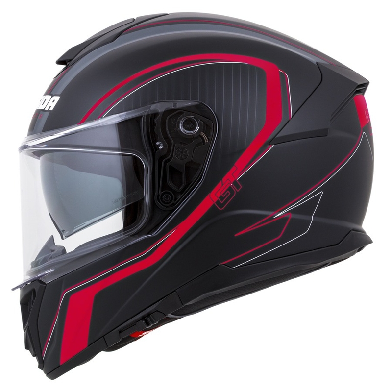 Integralna čelada Cassida Integral GT 2.0 Reptyl black-grey-fluo red