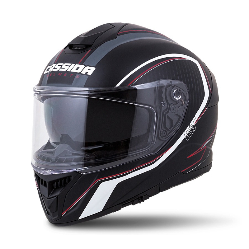 Integral čelada Cassida Integral GT 2.0 Reptyl črno-sivo-belo-rdeča