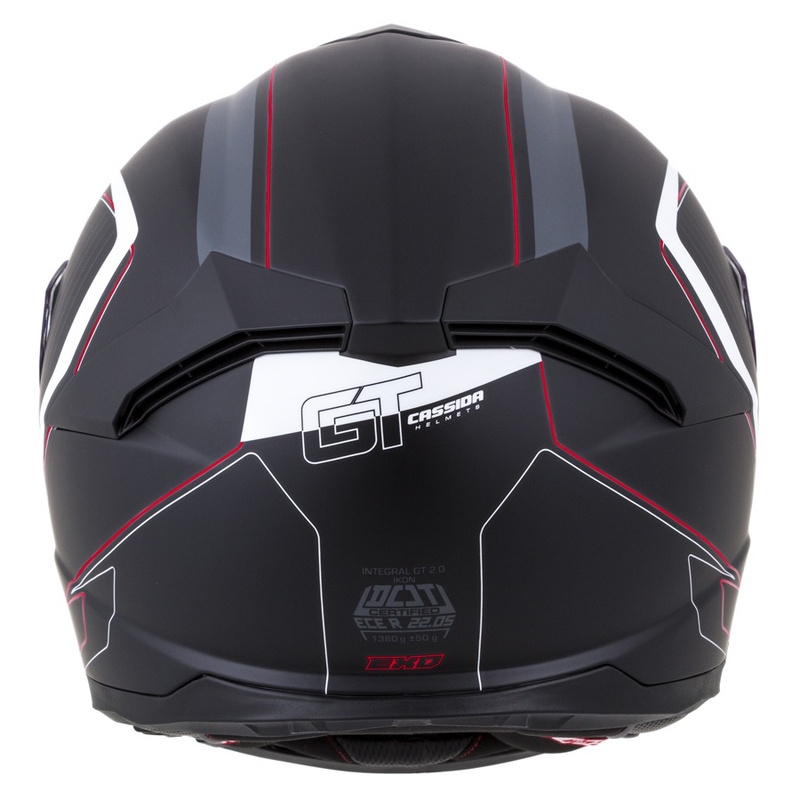 Integral čelada Cassida Integral GT 2.0 Reptyl črno-sivo-belo-rdeča