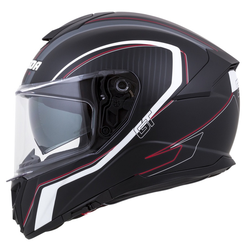 Integral čelada Cassida Integral GT 2.0 Reptyl črno-sivo-belo-rdeča
