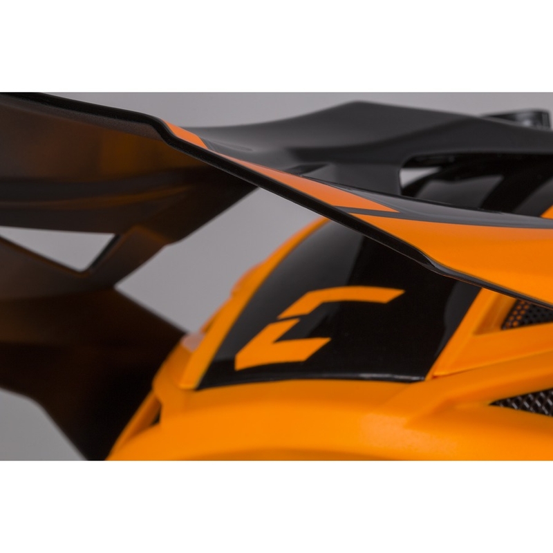 Cassida Cross Pro II Contra Motokros čelada oranžno-črno-siva